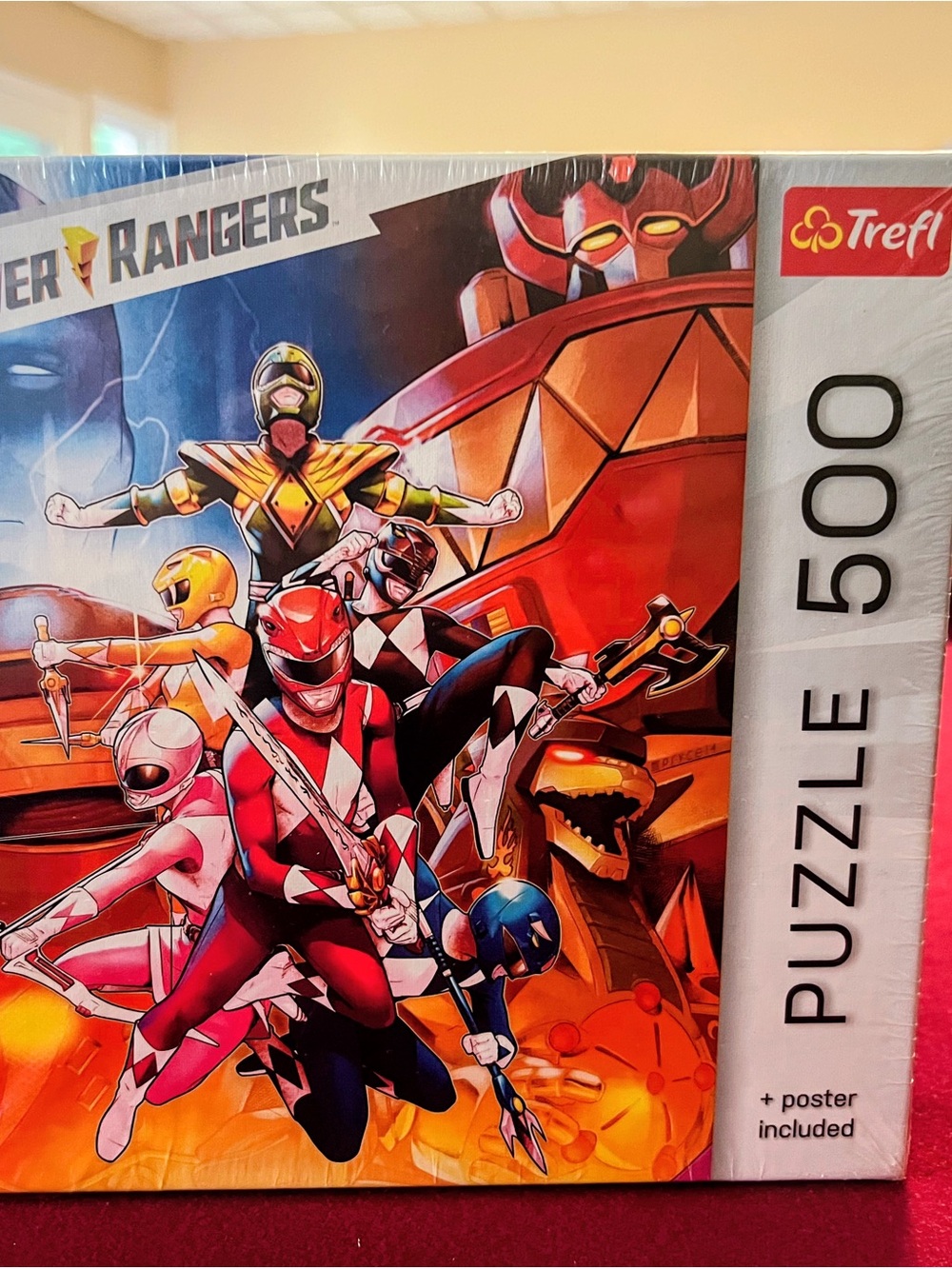 Power Rangers 500-Piece Puzzle - Red Team Artwork